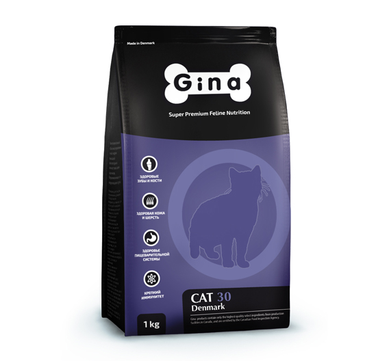 Gina cat 30 корм для кошек