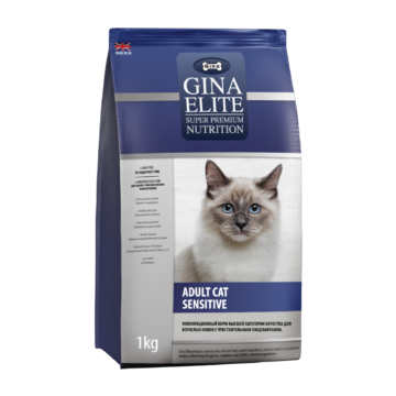 Сухой корм для кастрированных котов и стерилизованных кошек gina